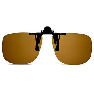 Unisex Clip On Polarized Sunglasses Flip Up Over Prescription Reading Glasses